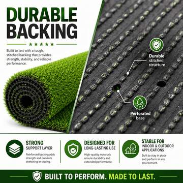0.7" Artificial Grass — 2-Color Blend, 3 ft Wide