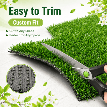 0.7" Artificial Grass — 2-Color Blend, 7 ft Wide
