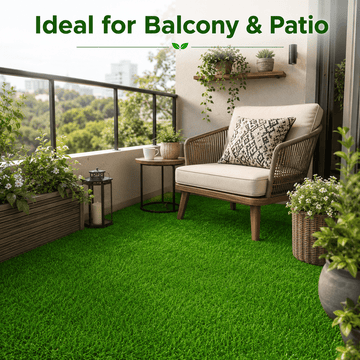 0.7" Artificial Grass — 2-Color Blend, 6 ft Wide