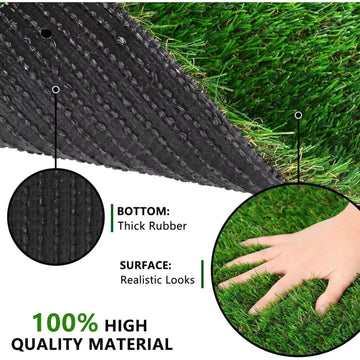 0.7" Artificial Grass — 2-Color Blend, 3 ft Wide