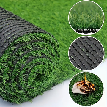 0.7" Artificial Grass — 2-Color Blend, 6 ft Wide