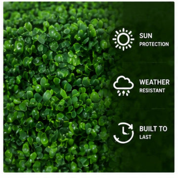 Artificial Boxwood Hedge 16in-width 24in-length