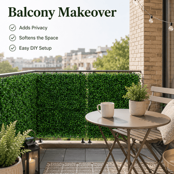 Artificial Boxwood Hedge 16in-width 24in-length