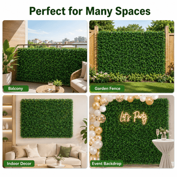 Artificial Boxwood Hedge 16in-width 24in-length