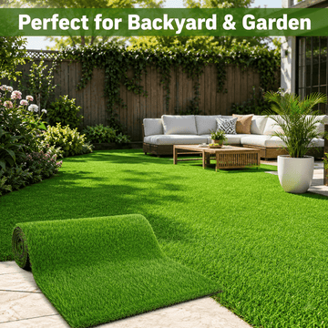 0.7" Artificial Grass — 2-Color Blend, 6 ft Wide